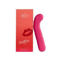 Вібратор для точки G рельєфний Hottie Miss V, рожевий Вібратор для точки G рельєфний Hottie Miss V, рожевий