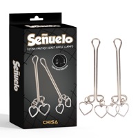 Зажимы на соски CHISA Senuelo Fetish Fantasy Heart Nipple Clamps в форме сердца