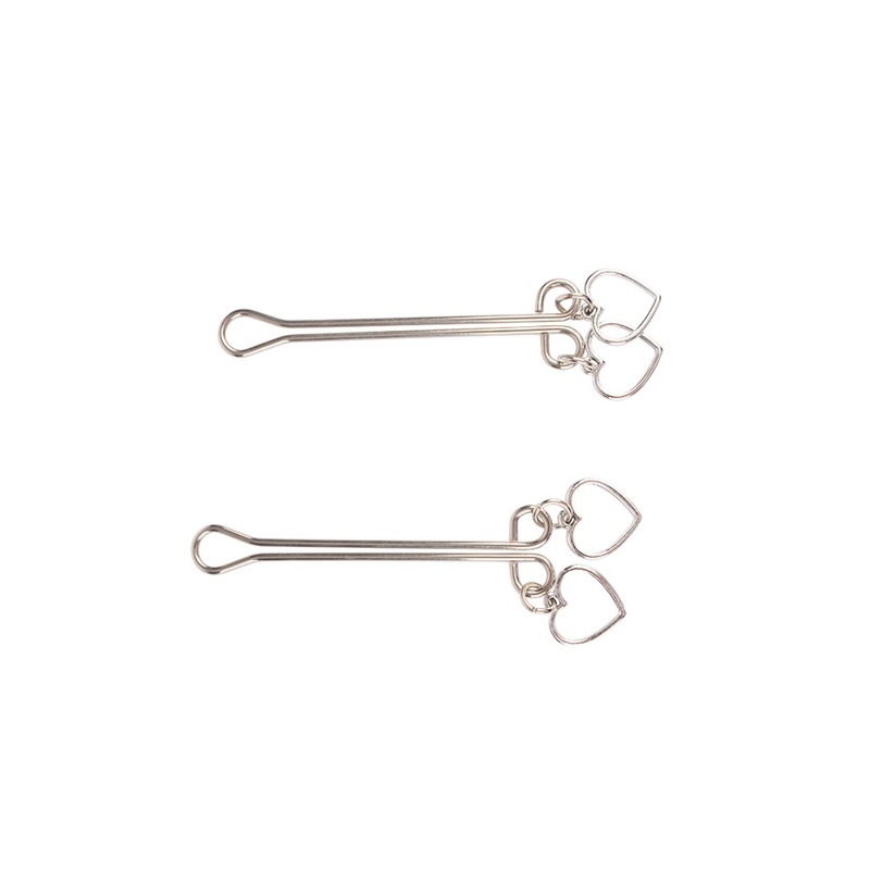 Зажимы на соски CHISA Senuelo Fetish Fantasy Heart Nipple Clamps в форме сердца
