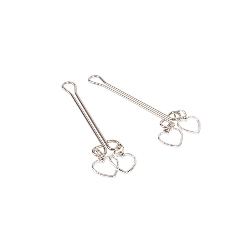Зажимы на соски CHISA Senuelo Fetish Fantasy Heart Nipple Clamps в форме сердца