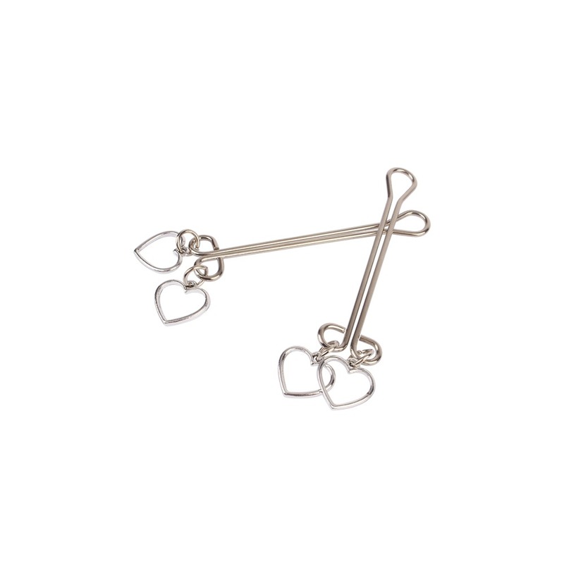 Зажимы на соски CHISA Senuelo Fetish Fantasy Heart Nipple Clamps в форме сердца