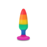Анальная пробка TOY JOY Hunk Plug, L, разноцветная, 13 х 3.9 см