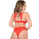 Трусики с цветочной аппликацией и открытым доступом Daring Intimates черный, S/M