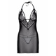 Комплект пеньюар + стринги Daring Intimates, черный, S/M