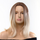 Парик прямой Fetish Hair омбре блонд, 35 см
