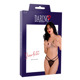 Трусики полупрозрачные с бантиками Daring Intimates Scarlett, черный, S/M