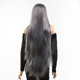 Парик длинный Fetish Hair серый, 100 см