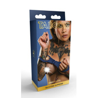 Силиконовые наручники на запястья Taboom Silicone Supreme, синий