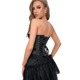 Корсет из сетки Star Night Grid Corset с крючками и шнуровкой, черный, L (без коробки)