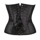 Корсет из сетки Star Night Grid Corset с крючками и шнуровкой, черный, L (без коробки)