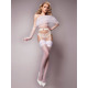 Чулки белые Ballerina's Secret 20 den с кружевным верхом, L/XL