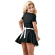 Костюм горничной Cottelli Collection Waitress Set с воротником и кружевным фартухом, черно-белый, S