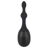 Анальный душ из медицинского силикона Black Velvets Douche, черный, Small