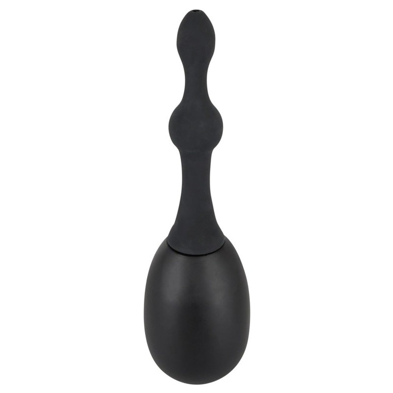 Анальный душ из медицинского силикона Black Velvets Douche, черный, Small