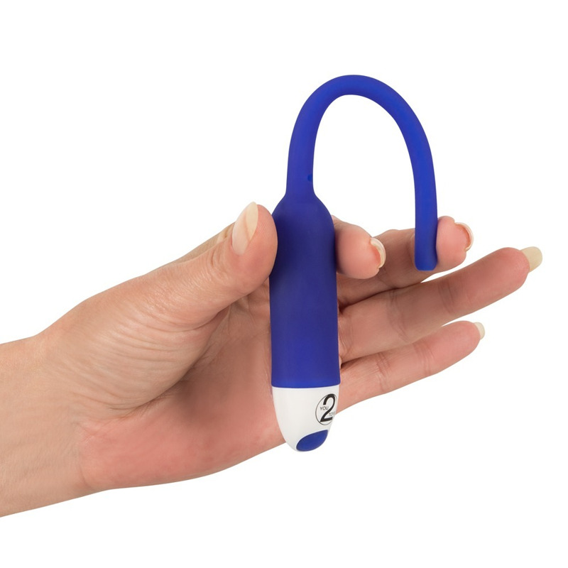 Уретральный вибростимулятор You2Toys Vibrating Silicone Dilator, синий