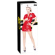 Костюм медсестры красный виниловый Black Level Vinyl Nurse 2 предмета, XL
