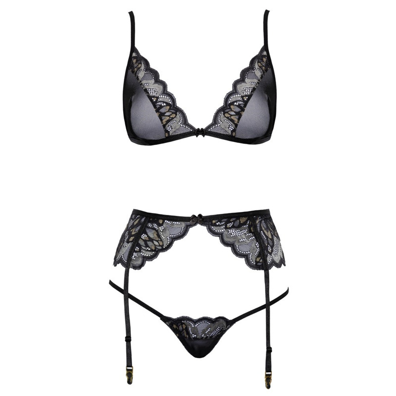 Кружевной комплект Kissable Suspender L/XL