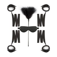 Набор БДСМ Easytoys, черный, 4 предмета