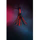 Флоггер модель Flog3-35хвостов RED/Black (Кожа) N