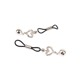 Зажимы на соски CHISA Senuelo Heart Echo Nipple Clamps с колокольчиками
