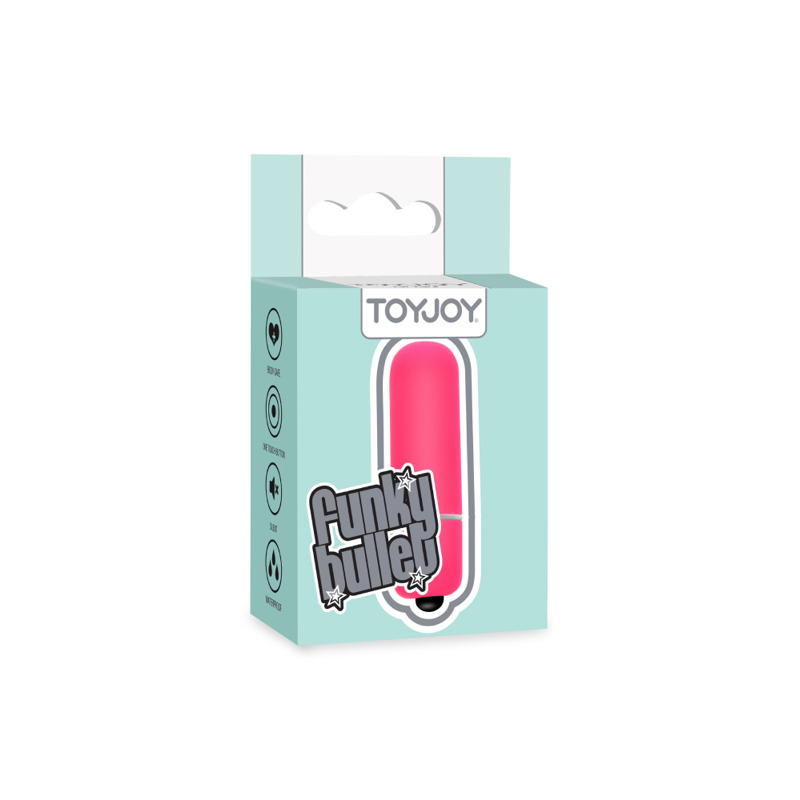 Вибропуля Funky Bullet розовая, 5.5 х 1.5 см