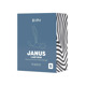 Массажер простаты рельефный, S, Zini Janus Lamp Iron бордовый, 10.4 х 2.2 см