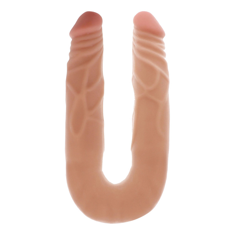Двухсторонний фаллоимитатор Toy Joy Double Dong, бежевый