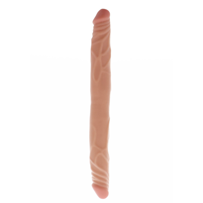 Двухсторонний фаллоимитатор Toy Joy Double Dong, бежевый
