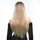 Парик прямый с челкой Fetish Hair омбре блонд, 60 см