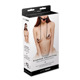 Кляп с зажимами для сосков Whipsmart Diamond Collection, черный