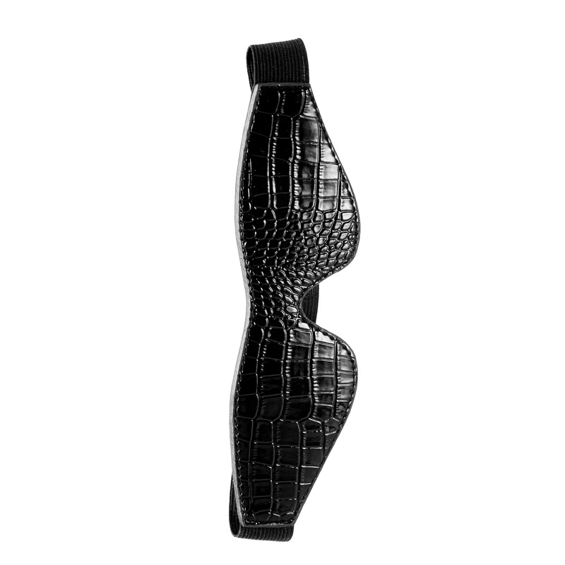 Маска на глаза BLAZE LUXUARY BLINDFOLD CROCO BLACK