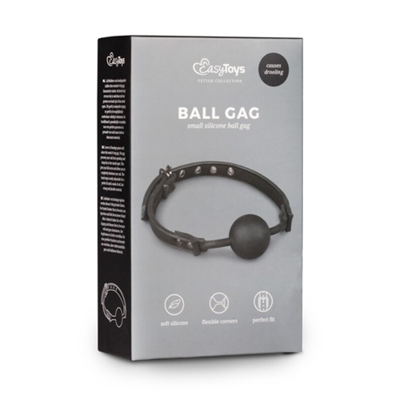 Кляп Ball Gag With Silicone Ball EASYTOYS