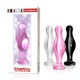Стеклянная Анальна пробка 4,5" Glass Romance Black