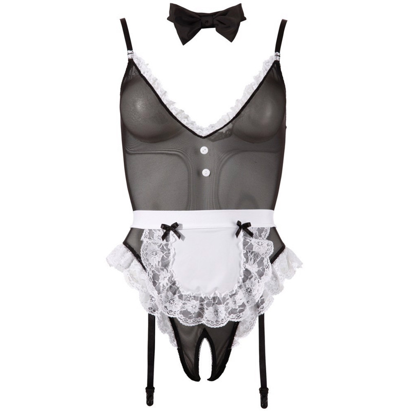 Ролевой костюм горничной Cottelli Collection Maid Body 3 предмета, M