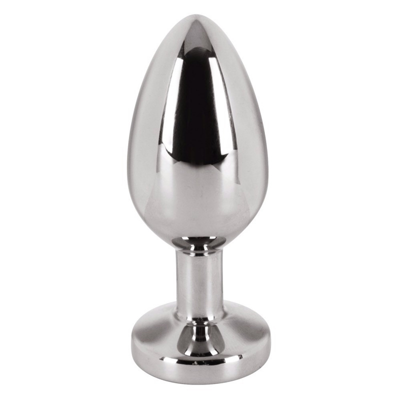 Анальная пробка с камнем You2Toys Jewel Buttplug, серебристая, Small