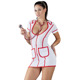 Платье медсестры сексуальное Cottelli Colection Nurse Dress, M, белое