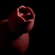 Вибратор для клитора-цветок двусторонний Sweet Em Velvet Lure, розовый