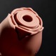 Вакуумный стимулятор клитора в виде розы Sweet Em Velvet Lure, розовый