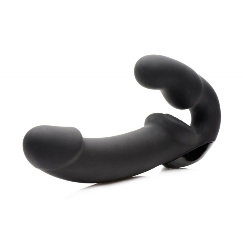 Безремневый страпон с пультом Urge Strapless Strap-On Vibrator черный