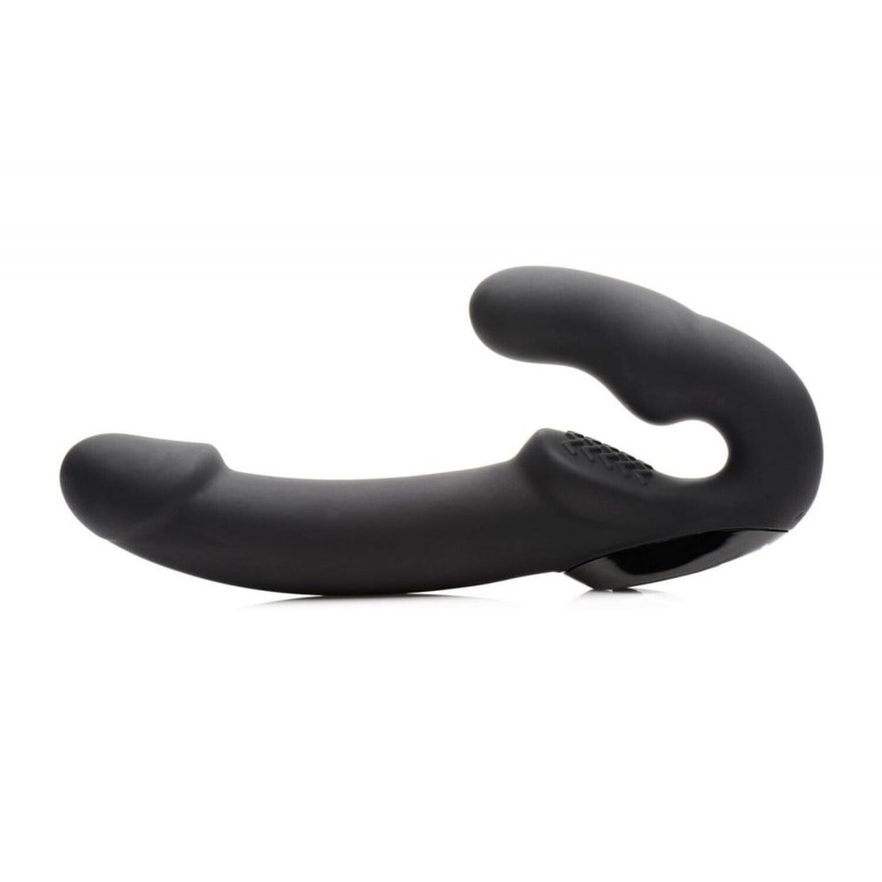 Безремневый страпон с пультом Urge Strapless Strap-On Vibrator черный