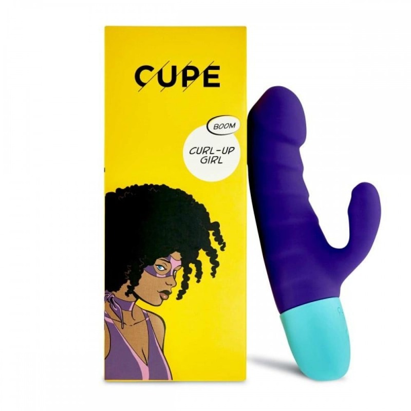 Вибратор-кролик Curl-up Girl Power фиолетовый