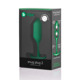 Анальная пробка со смещенным центром тяжести B-Vibe Snug Plug 2, силиконовая, зеленая