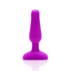 Анальная пробка с вибрацией b-Vibe Novice Plug Fuchsia, розовая