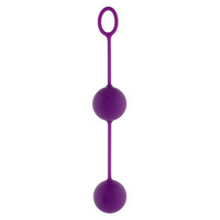 Вагинальные шарики Rock & Roll Balls фиолетовые ToyJoy