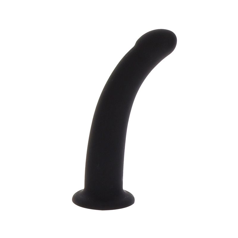 Фаллоимитатор страпон Taboom Strap-On Dong Medium черного цвета, 14 см х 3.3 см