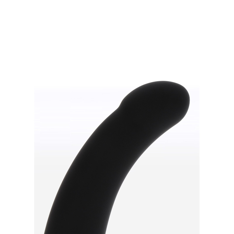 Фаллоимитатор страпон Taboom Strap-On Dong Medium черного цвета, 14 см х 3.3 см
