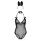 Костюм кролика Daring Intimates Classic Bunny, 3 предмета, черный, S/M