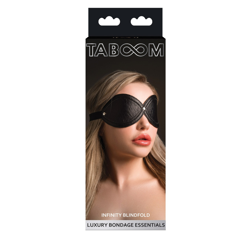 Маска на глаза Infinity Taboom, веганская кожа, черная