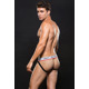 Мужские плавки с доступом , Low-Rise Jockstrap - Zwart