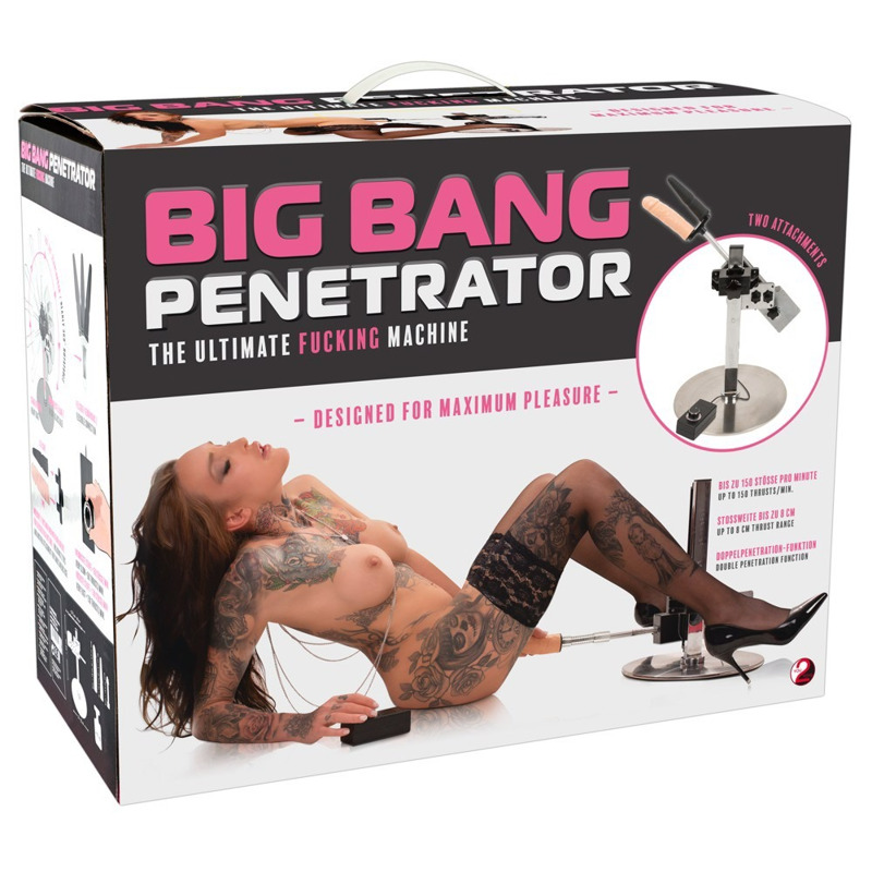 Секс-машина You2Toys Big Bang Penetrator с проводным пультом управления, с насадками в комплекте